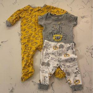 Yellow Themed Baby Clothes Bundle